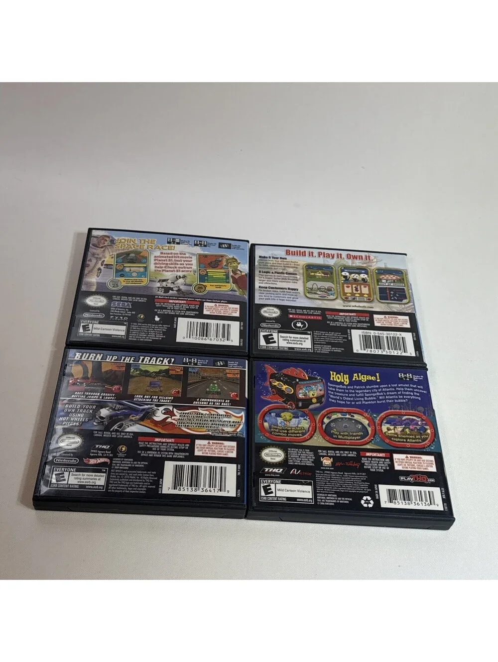 Nintendo Ds Game Lot Six Games Four Cases Kid Friendly Rated E